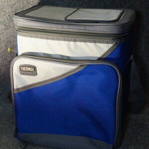 Thermos Insulated Lunch Cooler Bag Blue/Gray – Preowned Excellent Condition